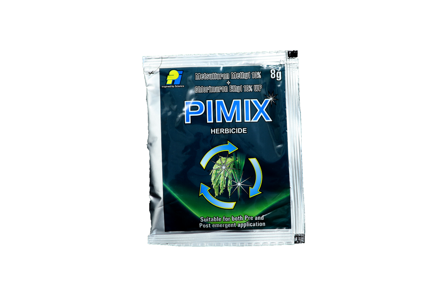 पीआई इंडस्ट्रीज पिमिक्स (मेटसल्फ्यूरॉन मिथाइल 10% + क्लोरीमुरॉन एथिल 10% डब्ल्यूपी) शाकनाशी।