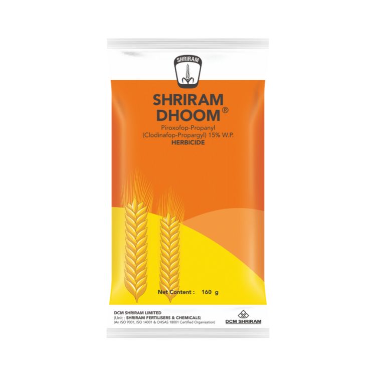 clodinafop propargyl herbicide DCM Shriram Dhoom (Clodinafop Propargyl 15% WP) Herbicide – Cultree India