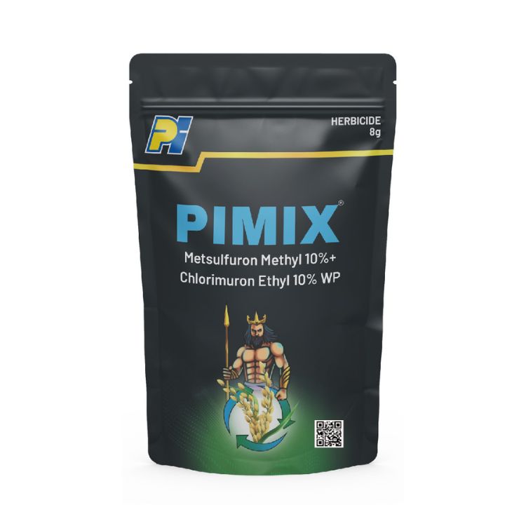 metsulfuron herbicide trade names PI Industries Pimix (Metsulfuron Methyl 10% + Chlorimuron Ethyl 10% WP – Cultree India