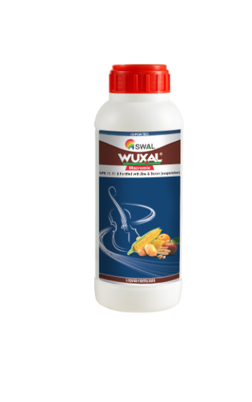 स्वाल वुक्सल मैक्रोमिक्स (एनपीके 11:11:8 फोर्टिफाइड जिंक और बोरोन (सस्पेंशन)) पादप वृद्धि नियामक (पीजीआर)