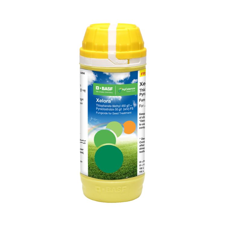 बीएएसएफ झेलोरा (थायोफेनेट मिथाइल ४५% + पायराक्लोस्ट्रोबिन ५% एफएस) बुरशीनाशक
