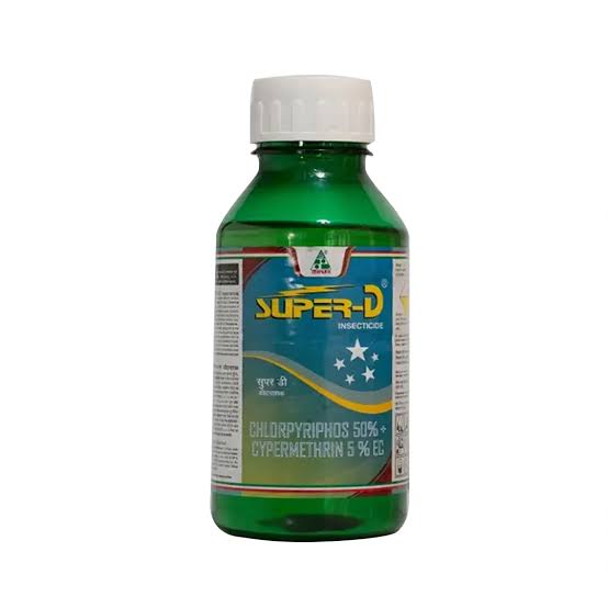 Dhanuka Super D (Chlorpyrifos 50% + Cypermethrin 5% EC) Insecticide