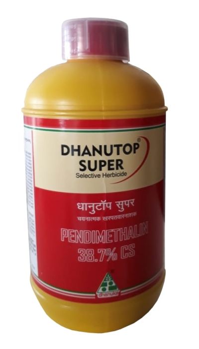 Dhanuka Dhanutop Super (Pendimethalin 38.7% CS) Herbicide-700 Ml