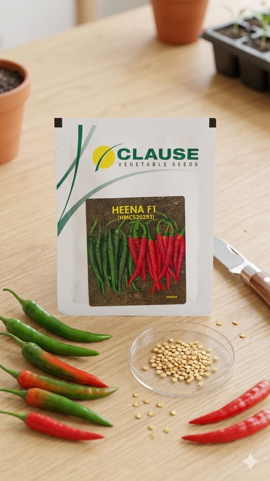 HM Clause F1 Hybrid Heena Chilli Seeds 10 gm