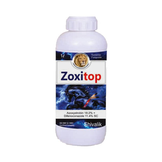 Shivalik Zoxitop (Azoxystrobin 18.2% + Difenoconazole 11.4% SC) Fungicide