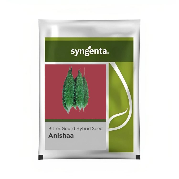 Syngenta Anishaa Bitter Gourd Hybrid Seeds 50 gm