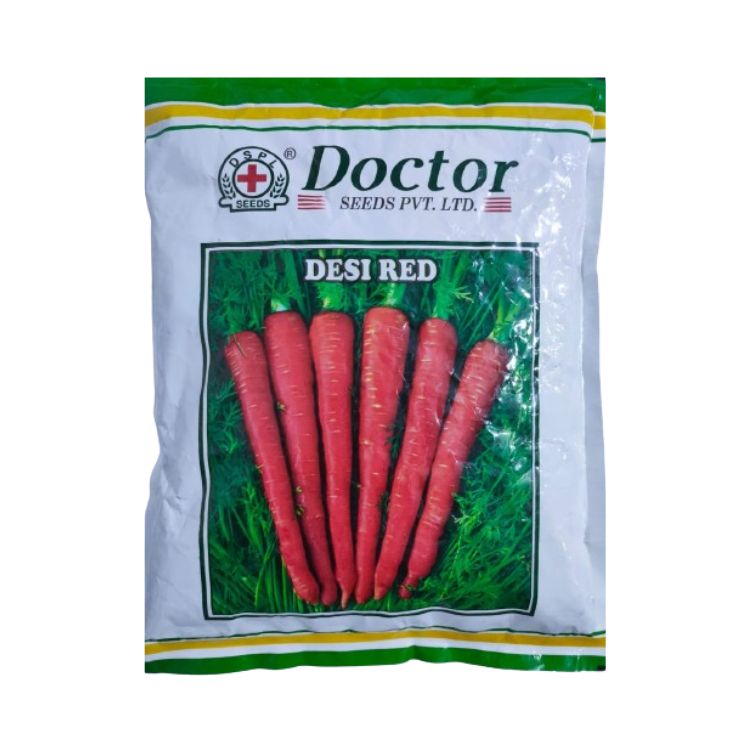 Doctor Seeds Desi Red Carrot Seeds