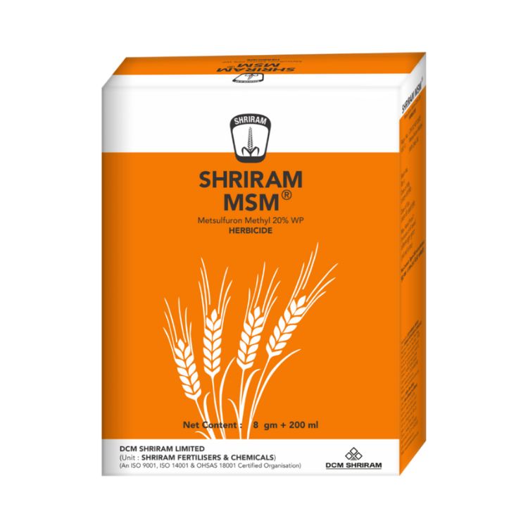 DCM Shriram MSM (Metsulfuron Methyl 20% WP) Herbicide – Cultree India