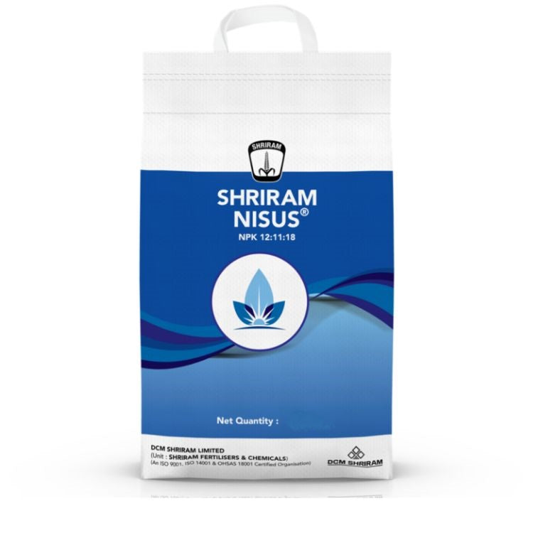 DCM Shriram Nisus (NPK 12:11:18 + 7.5% S + 2% MgO) Soil Applied Nutrient