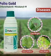 Syngenta Folio Gold  (Metalaxyl M 3.3% + Chlorothalonil 33.1% SC ) Fungicide