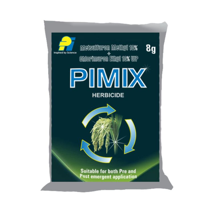 ethametsulfuron methyl herbicide PI Industries Pimix (Metsulfuron Methyl 10% + Chlorimuron Ethyl 10% WP – Cultree India