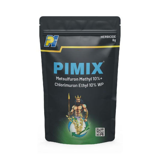 PI Industries Pimix (Metsulfuron Methyl 10% + Chlorimuron Ethyl 10% WP) Herbicide.
