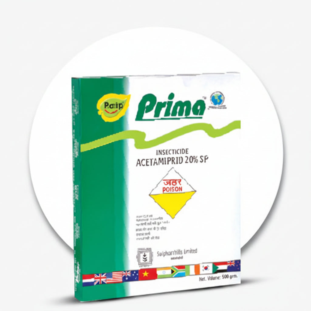 Sulfhur Mills Prima (Acetamiprid   20% SP) Insecticide