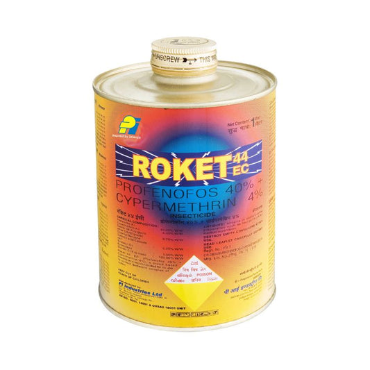 PI Industries Roket (Profenofos 40%+Cypermethrin 4% EC) Insecticide