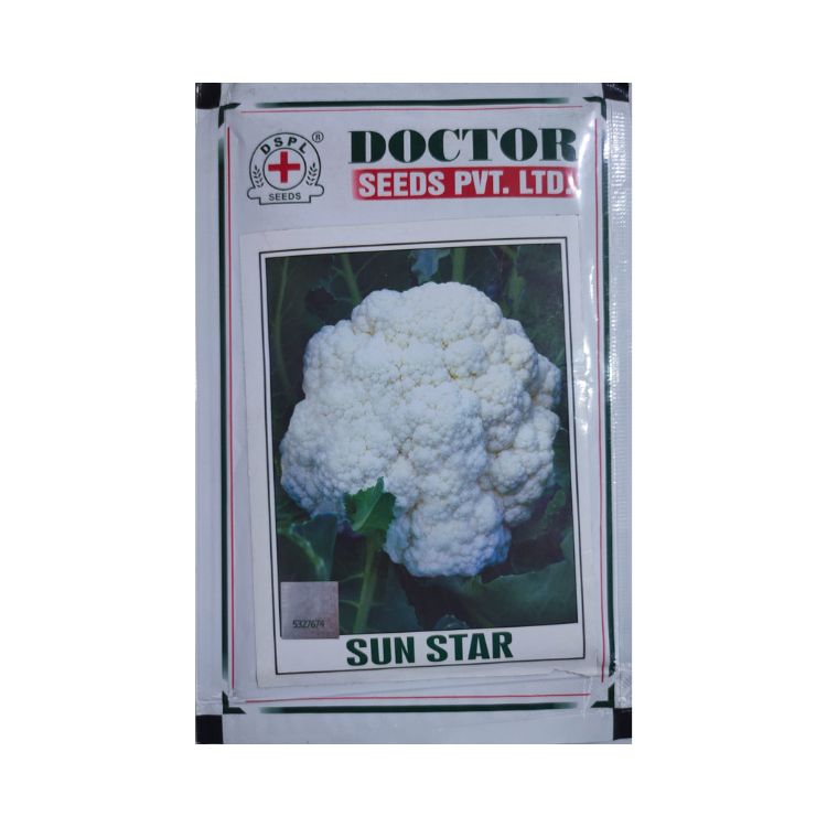 Doctor Seeds Sun Star F1 Hybrid Cauliflower Seeds