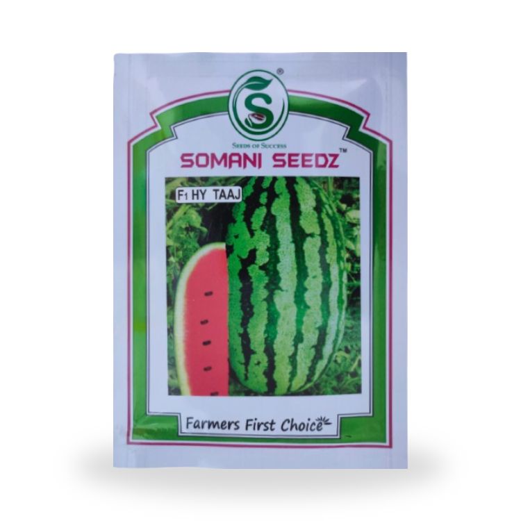 Somani Seedz Taaj Water Melon F1 Hybrid Seed 10 gm