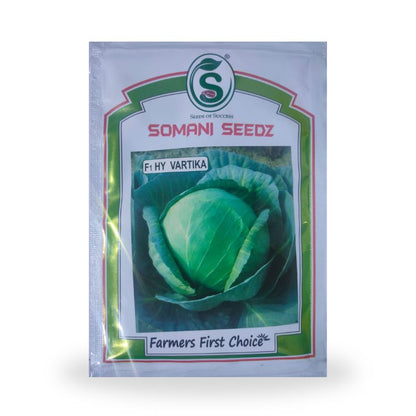 Somani Seedz Vartika Cabbage F1 Hybrid Seed 10 gm