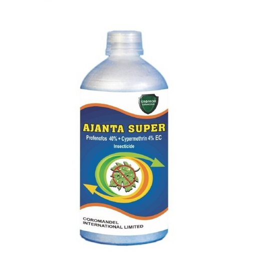 Coromandel Ajanta Super (Profenofos 40% EC + Cypermethrin 4% EC) Insecticide