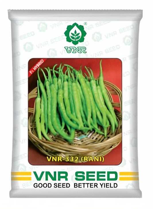 VNR 332 (Rani) Chilli Hybrid Seeds 10 Gm