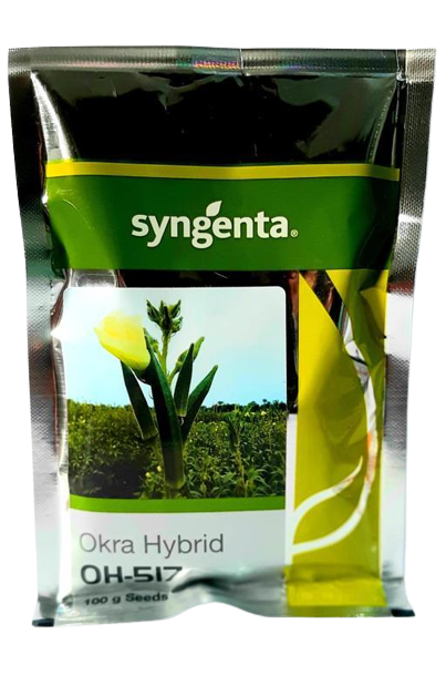 Syngenta OH-517 Okra Hybrid Seeds 250gm