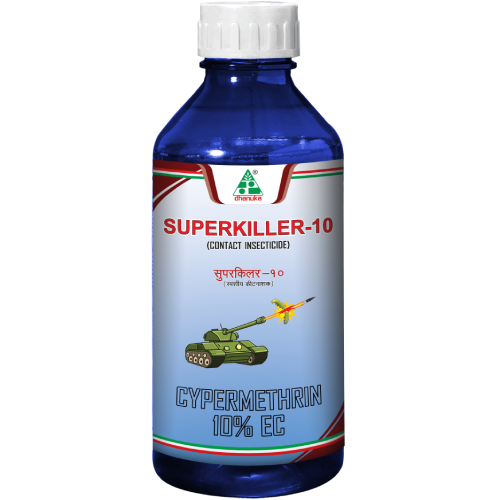 धानुका सुपरकिलर-10 (साइपरमेथ्रिन 10% ईसी) कीटनाशक 
